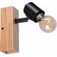 Kinkiet Paulmann Kinkiet ścienny Arvid max. 1x20W E27 230V czarny/drewno