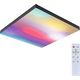 Lampa sufitowa Paulmann Panel Velora Rainbow450x450mm 19W dynamicRGBW Czarny 230V metal