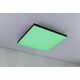 Lampa sufitowa Paulmann Panel Velora Rainbow450x450mm 19W dynamicRGBW Czarny 230V metal