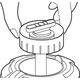 Gardena Gardena Sprinklersystem Regulating and Shut-off Box, Regulating Valve (grey)