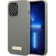 Guess Guess GUHMP13XSPLG iPhone 13 Pro Max 6,7" szary/grey hard case Silicone Logo Plate MagSafe NoSize