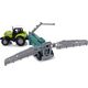 LeanToys Zielony Traktor Opryskiwacz Farma Dźwięk