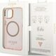 Guess Etui Guess GUHMP14MHTCMP Apple iPhone 14 Plus różowy/pink hard case Gold Outline Translucent MagSafe