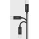 Kabel USB Ugreen USB-B - USB-C 1 m Czarny (80811) 12723452 6957303888115