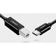 Kabel USB Ugreen USB-B - USB-C 1 m Czarny (80811) 12723452 6957303888115