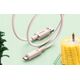 Kabel USB Baseus Baseus Habitat Series Fast Charging Cable USB to Type-C 100W 1m Wheat Pink