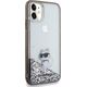 Karl Lagerfeld Karl Lagerfeld KLHCN61LKCNSK iPhone 11 / Xr 6.1" transparent hardcase Liquid Glitter Choupette