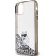 Karl Lagerfeld Karl Lagerfeld KLHCN61LKCNSK iPhone 11 / Xr 6.1" transparent hardcase Liquid Glitter Choupette