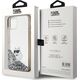 Karl Lagerfeld Karl Lagerfeld KLHCN61LKCNSK iPhone 11 / Xr 6.1" transparent hardcase Liquid Glitter Choupette