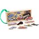 LeanToys Zestaw Magnesy Drewniane Pojazdy Statki Samoloty 20 Sztuk
