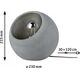 Lampa stołowa Paulmann Neordic Ingram Lampa stołowa max. 1x20W E27 230V Szary Beton