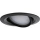Paulmann Oprawa do wbudowania NOVA PLUS COIN LED DIM wychylna zestaw 3x6W 470lm 93mm 2700K IP65 230V czarny matowy