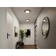 Lampa sufitowa Paulmann Plafoniera EGRON LED 3-STEP DIM 16W 360mm 750lm 2700K 230V czarny matowy / metal