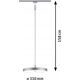 Paulmann Oprawa na szynoprzewód URail HILDOR LED DIM 15W 850lm 4000K 230V chrom matowy/ metal