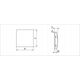 AWENTA Awenta System + PECB125M panel Escudo Fi125 czarny