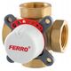 Ferro Ferro zawór mieszający 4-drogowy 1 1/4" GW ZMV43