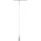 Paulmann Lampa wisząca na szynoprzewód URail Deco System E14 max.1x20W 135cm 230V biały / metal