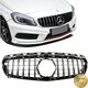 MTuning Grill sportowy GT Chrome & Black MERCEDES A-Class W176 przed liftem 2012-2015
