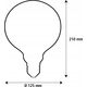 Segula Segula LED Globe 125 High Brightness klar E27 14W 1900K dim