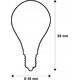Segula SEGULA LED Tropfenlampe matt E14 3W 2200K dimmbar