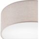 Lampa sufitowa Lamkur Lamkur Estelle 48376 plafon lampa sufitowa boho koło 1x60W E27 beżowy/biały