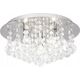 Lampa sufitowa Reality Plafon lampa sufitowa Reality Loona 3x33W G9 chrom / kryształ 622903-06