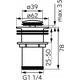 Ferro S283B-B / FERRO / AKCESORIA / SPUST/KOREK KLIK-KLAK BEZ PRZELEWU G5/4 CHROM BLISTER /