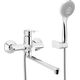 Bateria wannowa 4428-715-00 / KFA / AGAT / BATERIA WANNOWO-UMYWALKOWA Z NATRYSKIEM PUNKTOWYM, CHROM