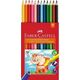 Faber-Castell FABER-CASTELL Buntstifte dreikant Jumbo 5.4mm 12er Karton