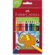 Faber-Castell FABER-CASTELL Buntstifte dreikant Jumbo 5.4mm 12er Karton
