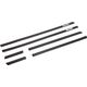 MTuning Listwy boczne czarne zestaw 6 sztuk BMW 5 E39 1995-2003