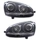MTuning Zestaw Lamp Halogenowych Chrome VW GOLF V 2003-2008