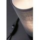 Lampa stołowa Paulmann Lampka stołowa PIA max.1x25W E14 z wyłącznikiem 230V czarny matowy / metal / tkanina