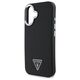 Original Case IPHONE 16 PLUS Guess Hardcase Grained Triangle MagSafe (GUHMP16MPGTSPSK) black 3666339302313