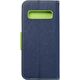 Kabura Fancy Book do SAMSUNG S20 FE / S20 FE 5G granatowy / limonka