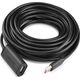 Kabel USB Ugreen USB-A - USB-A 10 m Czarny (UGR403BLK)