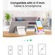 Stojak Ugreen UGREEN Uchwyt na tablet do domowego stojaka na tablet Uchwyt na telefon kompatybilny z iPadem Air 3, iPadem Pro, iPadem Mini, MediaPadem, Surface Pro 7, Galaxy Tab, iPhone 11 itd. Do 10,5 cala (biały)