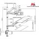 Maclean Uchwyt biurkowy na monitor 13" -27" (MC-681)