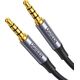 Kabel Ugreen Jack 3.5mm - Jack 3.5mm 2m czarny (UGR1187BLK)