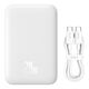 Baseus USB-C External Battery, MagSafe, 6000mAh, 20W - Baseus Magnetic Mini Air (P100595900222223-00) - White 6932172641429 έως 12 άτοκες Δόσεις