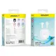 Słuchawki Awei AWEI Bluetooth 5.3 T68 ENC TWS headphones + docking station white