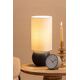 Lampa stołowa Leitmotiv Lampa stołowa ALMA, płócienny abażur, Ø 16 cm