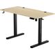 Biurko SENSE7 elektryczne Nojo 140x70 cm Black Pine