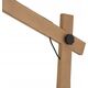 Lampa podłogowa TK Lighting Tk Lighting Oslo 5582 lampa stojąca podłogowa 1x15W E27 czarna/drewniana