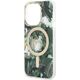Ładowarka Guess Zestaw Guess etui + ładowarka bezprzewodowa GUBPP14XHJEACSA Apple iPhone 14 Pro Max zielony/green hard case Jungle MagSafe