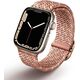 Uniq Pasek UNIQ Aspen Apple Watch 4/5/6/7/SE 40/41mm Braided DE różowy/citrus pink