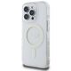 Original Case IPHONE 16 PRO MAX Guess Hardcase IML Glitter Circle MagSafe (GUHMP16XHFGERET) transparent 3666339307585