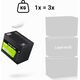 Green Cell Green Cell CUBE LiFePO4 125Ah 12.8V 1600Wh Lithium Iron Phosphate Battery for Camper, Solar, Off-Grid System, Boat