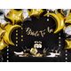 Party Deco Girlanda baner Gwiazdki złota - 360 cm - 1 szt. uniwersalny