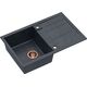 Zlewozmywak Quadron MORGAN 111 GraniteQ miedziany / czarny metalik
